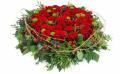 image du Coussin de roses rouges "Éros" | L'Agitateur Floral