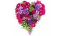 Image Coeur de deuil fuchsia & mauve "Antigone"| L'Agitateur Floral