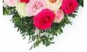 Image Cœur de fleurs piquées de deuil "Agora" | L'Agitateur Floral