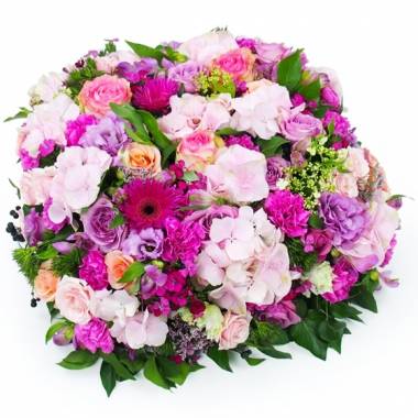 Image Coussin à l'Anglaise de fleurs piquées "Épidaure" | L'Agitateur Floral
