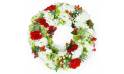 image de la Petite couronne de fleurs rouges & blanches "Amon" | L'Agitateur Floral