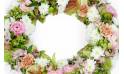 Zoom image de la Petite couronne de fleurs piquées "Hécube" | L'Agitateur Floral