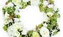 Zoom image Couronne de fleurs piquées "Aristophane" | L'Agitateur Floral