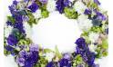 Zoom image Couronne de fleurs piquées "Kyrios" | L'Agitateur Floral