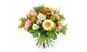 Image principale : Bouquet rond rose & orange "Hambourg" | L'Agitateur Floral