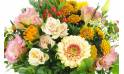 Zoom image principale : Bouquet rond rose & orange "Hambourg" | L'Agitateur Floral