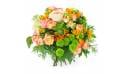 Image principale du : Bouquet rond de fleur orangé "Cologne" | L'Agitateur Floral