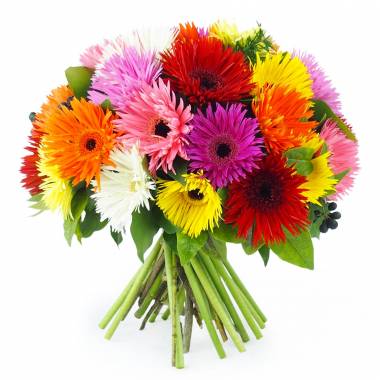 Image principale : Bouquet rond multicolore " Stockholm"| L'Agitateur Floral