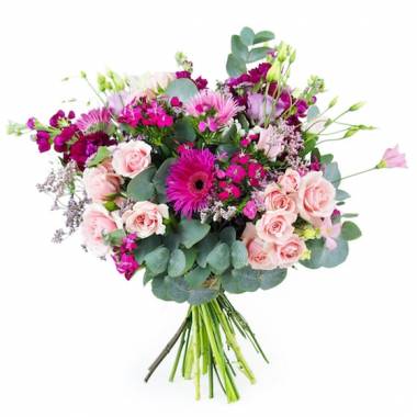 Image principale : Bouquet de fleur rose & fuchsia "Bordeaux"| L'Agitateur Floral