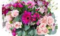 Zoom image principale : Bouquet de fleur rose & fuchsia "Bordeaux"| L'Agitateur Floral
