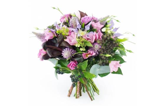 Image principale :Bouquet de fleur mauve & rose "Lille"| L'Agitateur Floral