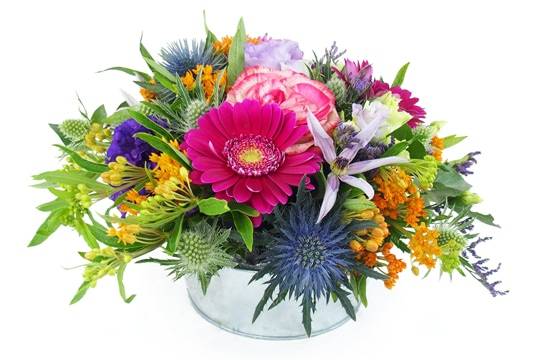 Image Composition de fleurs colorées "Cali"| L'Agitateur Floral