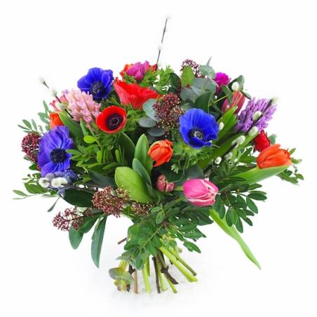 Image principale : Bouquet de saison coloré "Fleurettes"| L'Agitateur Floral