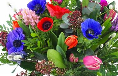 Zoom image principale : Bouquet de saison coloré "Fleurettes"| L'Agitateur Floral