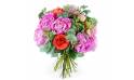 Image principale du bouquet de rose & pivoine "Orange Pivoines" | L'Agitateur Floral