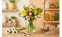 Bouquet Kiss Me sur le comptoir du fleuriste | L'Agitateur Floral