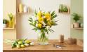 Bouquet Boucle d'Or sur le comptoir du fleuriste | L'Agitateur Floral