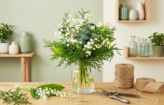 Mise en situation de la Brassée de Muguet | L'Agitateur Floral