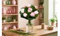 L'Agitateur Floral | mise en situation du Bouquet rond de Pivoines roses