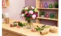 Mise en situation du bouquet de pivoines & roses "Douce Pivoine"| L'Agitateur Floral