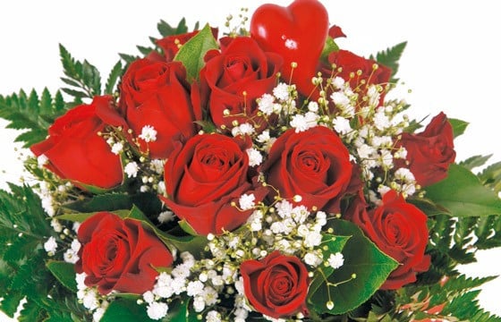 bouquet de roses rouges