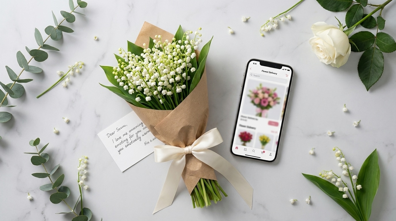 commander muguet en ligne livraison artisan fleuriste