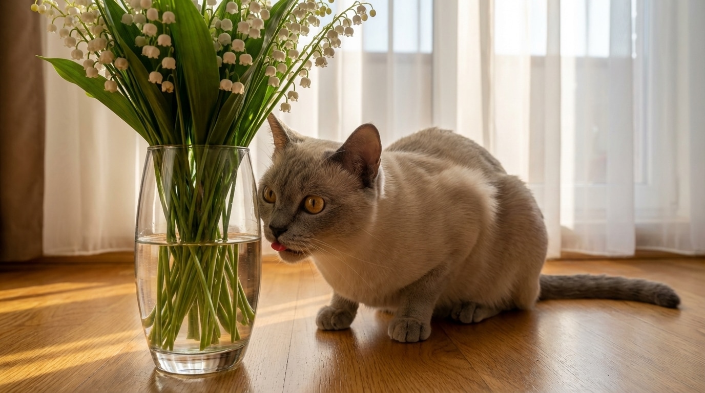 Chat intoxication muguet danger animal compagnie