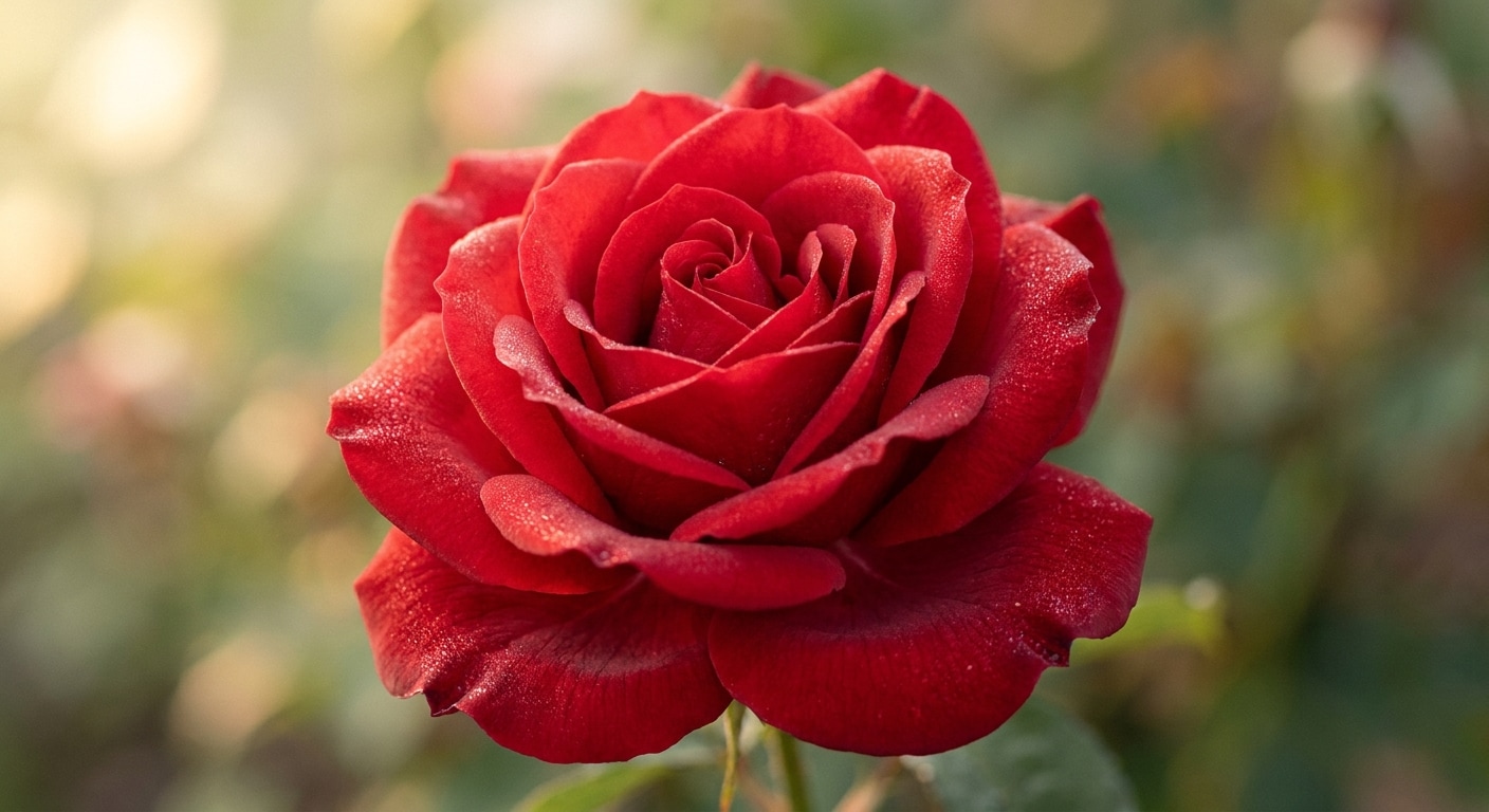 Rose rouge juin fleur de naissance symbolisme amour