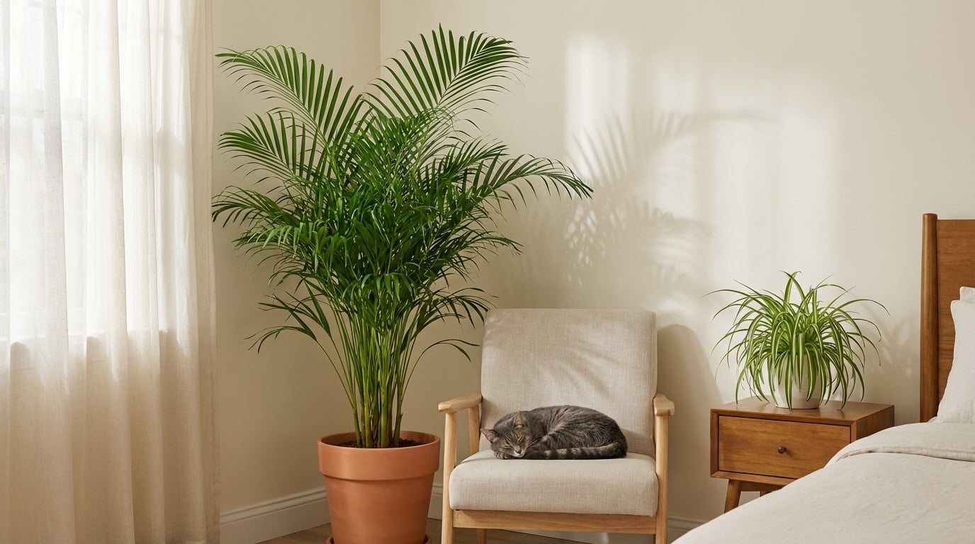 bienfaits plantes dépolluantes chat bien-être air pur