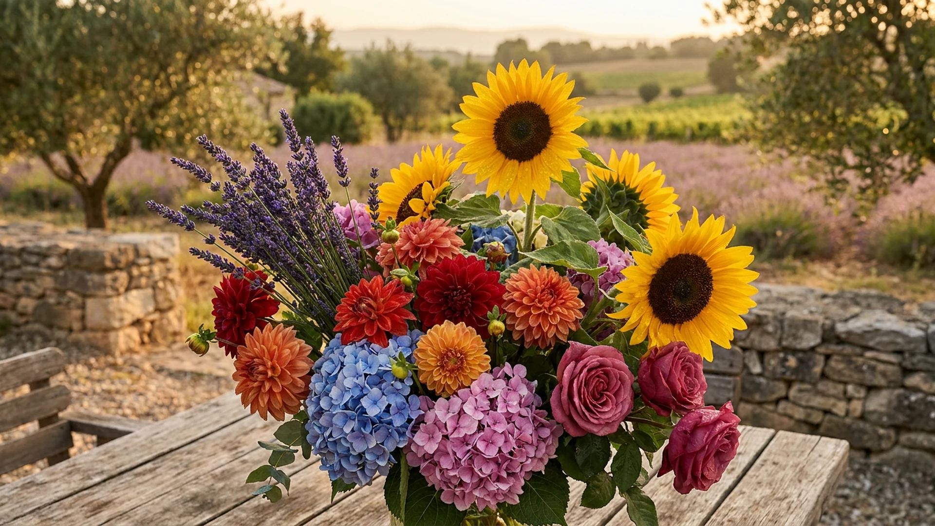 Cinq plus belles fleurs de juillet été