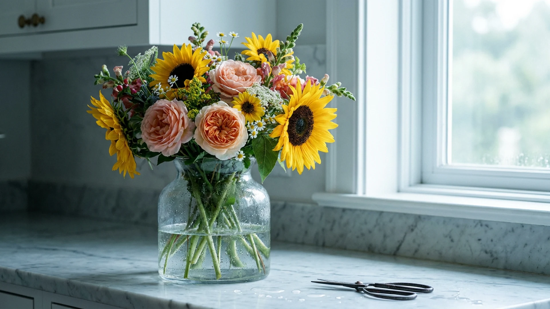 Conseils fleurs fraîches durables été vase