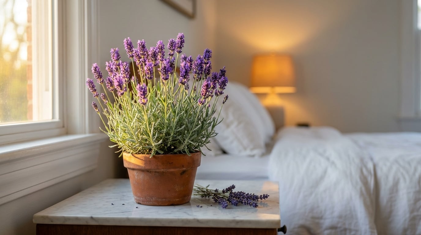 Lavande pot chambre sommeil réparateur nuit