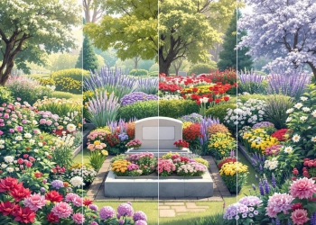Quelles fleurs choisir pour une tombe au cimetière ?
