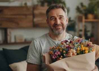 Peut-on offrir des fleurs à un homme pour son anniversaire ?